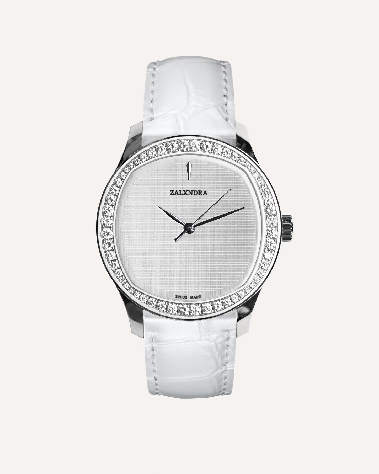 ZALXIII SELF-WINDING STAINLESS STEEL DIAMOND BEZEL
