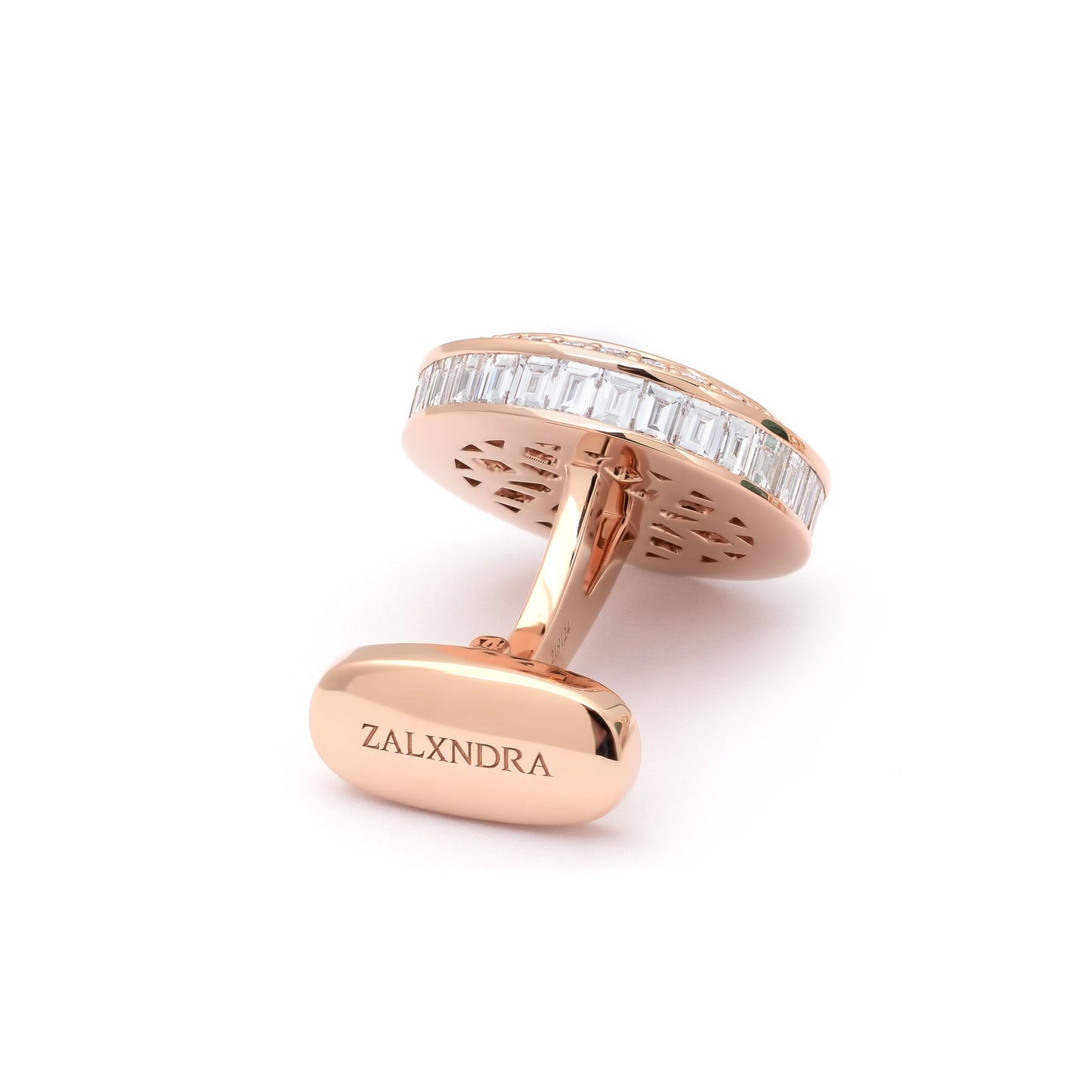 ZALX CUFFLINKS — MALACHITE CROWN