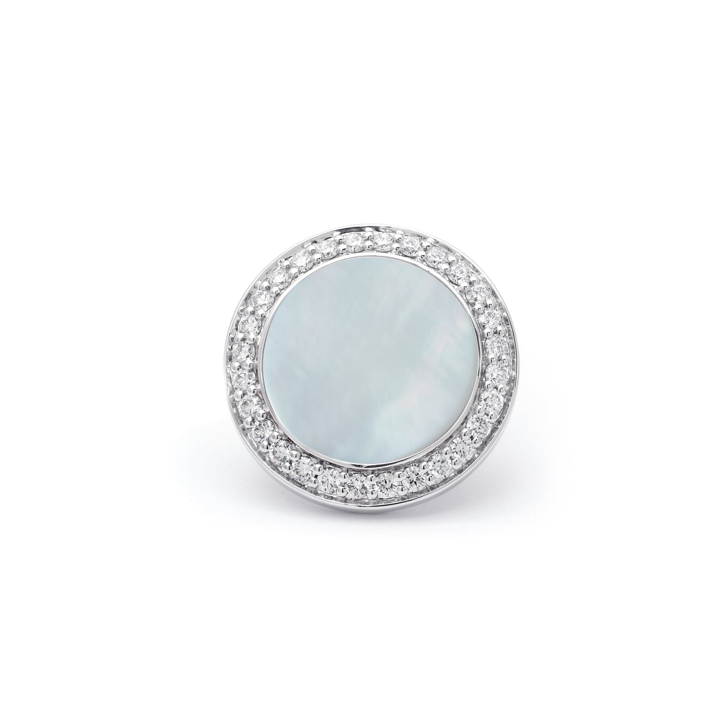 ZALX CUFFLINKS — WHITE HALO
