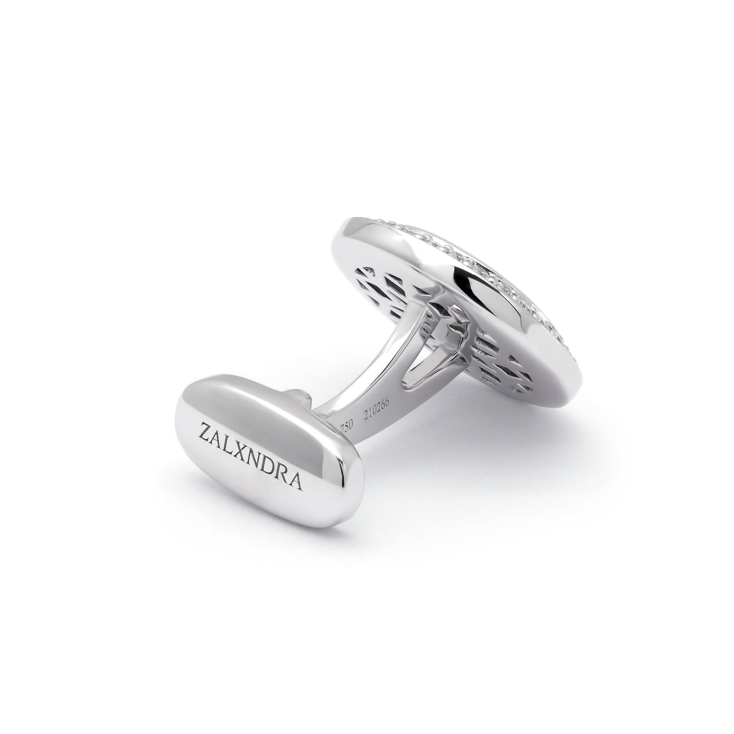ZALX CUFFLINKS — WHITE HALO